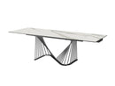 Whiteline Modern Living Roma Extendable Dining Table DT1633E