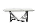 Whiteline Modern Living Roma Extendable Dining Table DT1633E