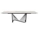 Whiteline Modern Living Roma Extendable Dining Table DT1633E