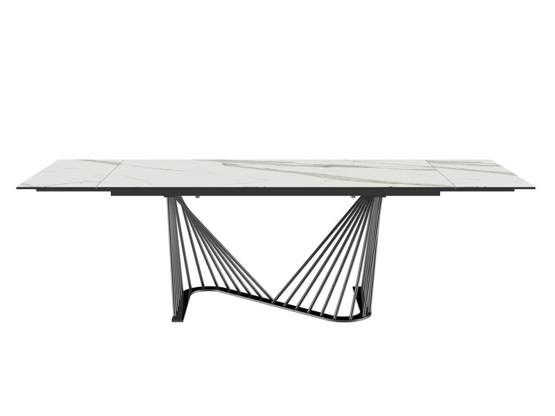 Whiteline Modern Living Roma Extendable Dining Table DT1633E