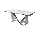 Whiteline Modern Living Roma Extendable Dining Table DT1633E