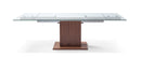 Whiteline Modern Living Pilastro Extendable Dining Table DT1275