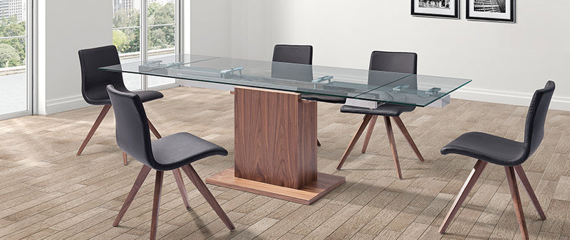 Whiteline Modern Living Pilastro Extendable Dining Table DT1275