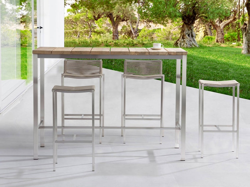 Whiteline Modern Living Stone Barstool BS1597