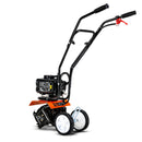 SuperHandy Mini Gas Garden Tiller - 1.8HP 52CC, 10" Tilling Width GUO020-SH