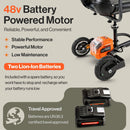 SuperHandy Passport Plus Mobility Scooter - 48V 2Ah Battery, 330Lb Max Weight GUT140