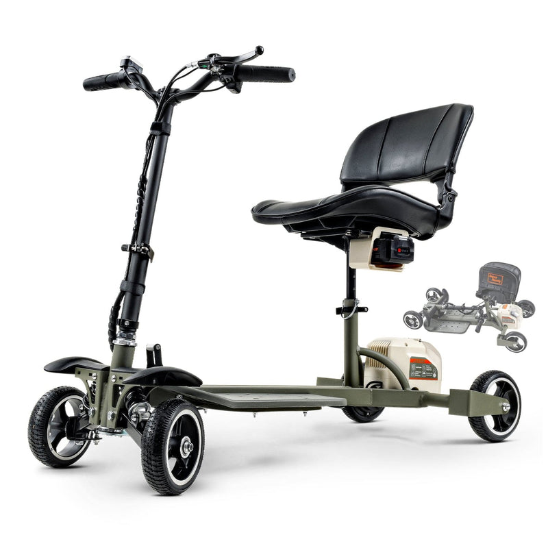 SuperHandy Passport Pro Mobility Scooter - Foldable, 48V Li-Ion Battery, 330lbs Load GUT164