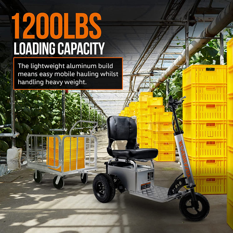 SuperHandy Platform Truck & Trailer - 1200Lb Capacity, Connects Directly to Utility Tugger GUO099