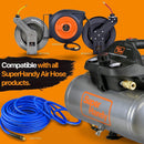 SuperHandy Portable Air Compressor - 48V 2Ah Battery, 2Gal Tank Dial Gauge GUO070