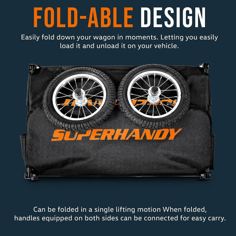 SuperHandy Scooter Cargo Trailer - 155 lbs Capacity, Lightweight GUT157