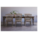 Novasolo Hygge Dining Table 102" and Wickerworks Duke Chair Dining Set