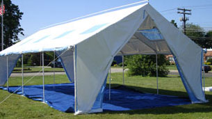 Rhino Shelters Party Tent 18’W x 32’L x 15’H – Disaster Relief Tent PB183215HWH